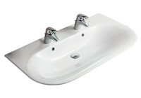 Ideal Standard Tonic Doppelwaschtisch 1000mm K0707, Farbe: wei&szlig; K070701