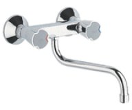 Kludi Sp&uuml;ltisch Wandbatterie ZSWB