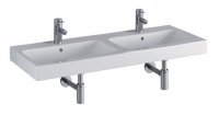 Keramag iCon Doppelwaschtisch 1200x485mm weiss, 124120, Farbe: wei&szlig; 124120000