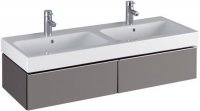 Keramag iCon Doppel-Waschtischunterschrank 840222 1190x240x477mm, Platin 840222000