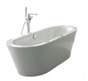 Bette Starlet Oval Silhouette, 185x85cm, freistehende Badewanne, 2740CFXXK, Farbe und Ausf&uuml;hrung: wei&szlig; 2740-000CFXXK