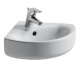 Ideal Standard Connect Arc Eckwaschtisch 340 mm Schenkell&auml;nge, Farbe: wei&szlig; E713601