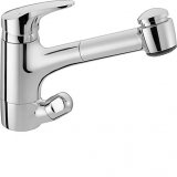Hansa Hansamix Sp&uuml;ltisch-Einhandm. Brausearm schwenkb mit Absperrv., Farbe: verchromt 01392173