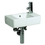 Keramag Renova Nr.1 Plan HWB 40x25cm Hahnloch rechts,mit �berlau