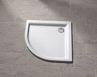 Koralle Viertelkreis-Duschwanne ClarissaPlus 90x75x116x4cm K69370000