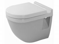 Duravit Wand-WC Starck 3 54cm Flachsp&uuml;ler, Farbe: wei&szlig; 2201090000