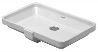 Duravit Einbauwaschtisch 2nd floor 52,5cm, Innenbecken, weiss, Farbe: wei&szlig; 0316530000