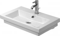Duravit Einbauwaschtisch 2nd floor 60cm, Farbe: wei&szlig; mit Wondergliss 03476000001