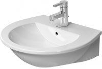 Duravit Darling New Waschtisch 262155, mit &Uuml;berlauf, 3 Hahnl&ouml;cher, 550mm, Farbe: wei&szlig; 2621550030