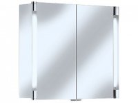 Keuco Royal T2 Spiegelschrank 13802, 2 Dreht&uuml;ren, Seiterverspiegelung, mit Schubk&auml;sten, 900mm 13802171302