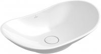 Villeroy und Boch Aufsatzwaschtisch My Nature 411060 610x360mm, ohne Hahnloch, Farbe: wei&szlig; ceramicplus 411060R1