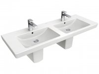 Villeroy & Boch Schrank-Doppelwaschtisch Subway, Farbe: wei&szlig; 7175D101