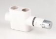 Oventrop Design Armatur Anschluss-Set 2, Eckform, weiss