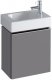 Keramag iCon xs Handwaschbecken Unterschrank 840039 370x420x280mm, Platin
