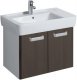 Keramag Renova Nr.1 Plan Waschtischunterschrank 879143 670x463x445mm, Wenge