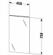 Duravit Ketho Spiegel ohne Beleuchtung 7229, 450mm