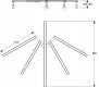 Mepa BW-Universal Fu�gestell f�r 1/4-Kreis- und F�nfeckduschwannen