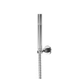 Steinberg Series 100 hand shower Wall bracket and metal shower hose, chrome