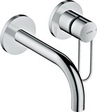 Hansgrohe AXOR Uno single lever washbasin mixer flush-mounted, handle, wall mounting, projection 165mm