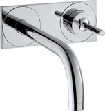 Hansgrohe AXOR Uno single-lever washbasin mixer flush-mounted, plate for wall mounting, projection 165mm