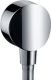 hansgrohe FixFit S wall connection S without backflow preventer, chrome