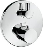 Hansgrohe AXOR Uno² thermostat flush-mounted with shut-off and change-over valve, 2 consumers
