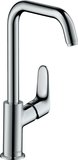Hansgrohe Focus Single lever washbasin mixer 240 with 120 degree swivel spout without drawbar DN 15