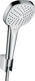hansgrohe Croma Select E Shower bracket set Vario with shower hose 160 cm, 26413400, white/ chrome