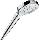 Hansgrohe Croma Select E hand shower Vario EcoSmart, 26813400, white/chrome