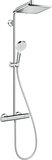 Hansgrohe Crometta E Showerpipe 240 1jet EcoSmart with thermostat, chrome