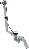 Hansgrohe Exafill S bath spout with drain and overflow fitting for standard tubs