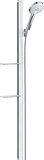 Hansgrohe Raindance Select S shower set 120 3jet with 150 cm shower bar and soap dishes, 27646