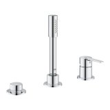 Grohe Linear 3-hole one-hand bathtub combination, without spout