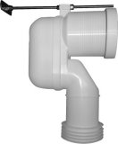 Duravit Vario connecting bend for vertical outlet from 200 to 240mm