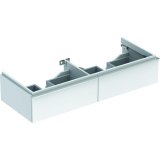 Geberit iCon double vanity unit 1190x240x477mm, with two drawers