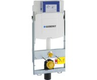 Geberit GIS wall-mounted WC element UP320 114 cm, with Sigma UP cistern 12 cm, for front operation