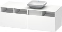Duravit DuraStyle vanity unit wall-mounted 6785, 2 drawers, 1 cut-out right, 1400mm