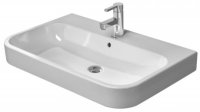 Duravit furniture washbasin Happy D.2 65cm with overflow, with tap hole bench, 1 tap hole, grinded