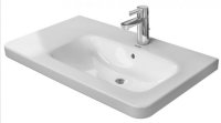 Duravit furniture washbasin DuraStyle 80cm, with overflow, with tap hole bench, 1 tap hole basin on the right ...