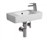 Keramag Renova Nr.1 Comprimo New Hand-rinse basin, 50x25cm, 276150, with tap hole right