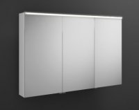 Burgbad Eqio mirror cabinet with horizontal LED lighting, middle door hinge left SPGS120R, width: 1200mm