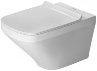 Duravit wall-mounted toilet DuraStyle 54cm, dishwasher, without rim, rimless, concealed fixing (Durafix includ...