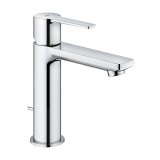Grohe Linear single lever basin mixer, S-size, with drain set