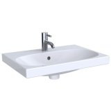 Keramag Acanto Wash basin Compact 500632, with tap hole, with overflow, 750x420mm