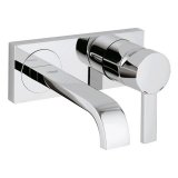 Grohe Allure 2-hole basin mixer wall-mounted, projection 220mm