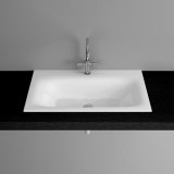 Bette Lux built-in washbasin without tap hole, A161 800 x 495 mm
