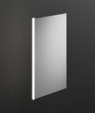 Burgbad Iveo illuminated mirror with vertical LED illumination SIHO040L, version right, width: 400mm