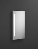 Burgbad Iveo illuminated mirror with vertical LED illumination SIEG040L, version left, width: 400mm