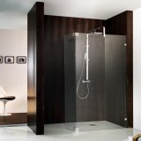 HSK Atelier Pur frameless Walk In side panel with swivelling element AP.51, up to 1000(c) x 500(b) x 2000mm, s...