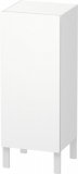 Duravit L-Cube Half high cabinet individual 1 door, 2 glass shelves, left-hinged, height min. 600 mm - max. 90...